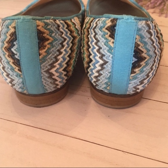 Jon Josef gatsby blue multi raffia loafer - Picture 4 of 4
